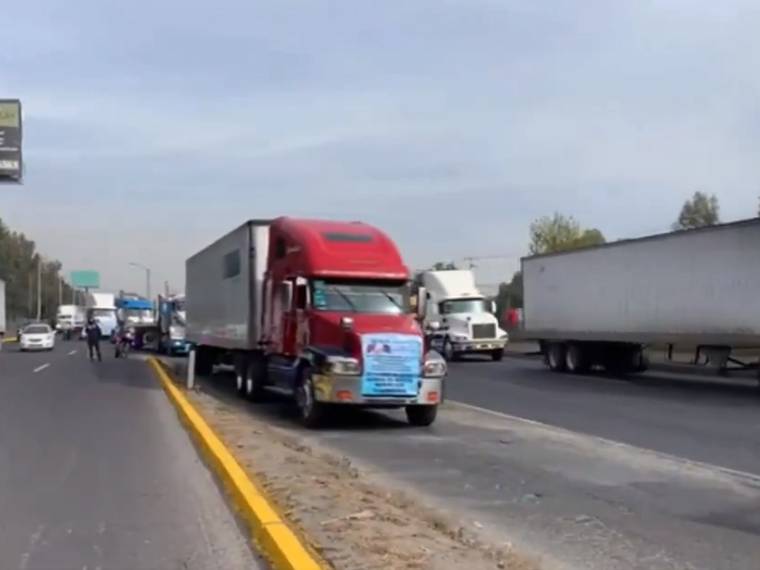 Marchan Transportistas: exigen seguridad en carreteras