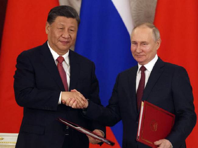 Concluye el encuentro entre Xi Jinping y Vladimir Putin