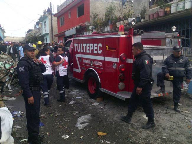 Se registra una nueva explosión en Tultepec Estado de México