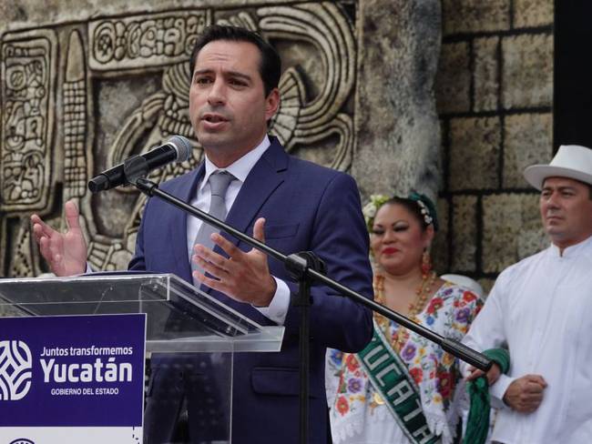 Mauricio Vila anuncia la inauguración de &quot;Yucatán Expone&quot; en el Zócalo