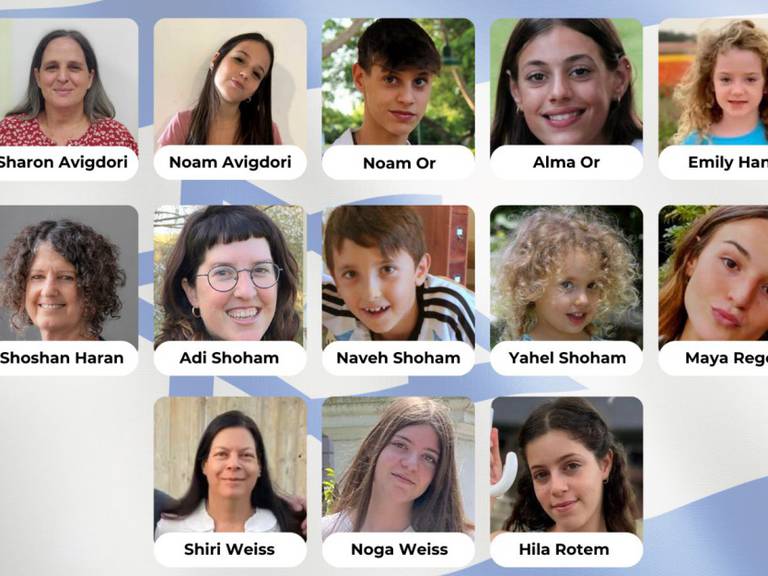Los 13 israelíes liberados por Hamas