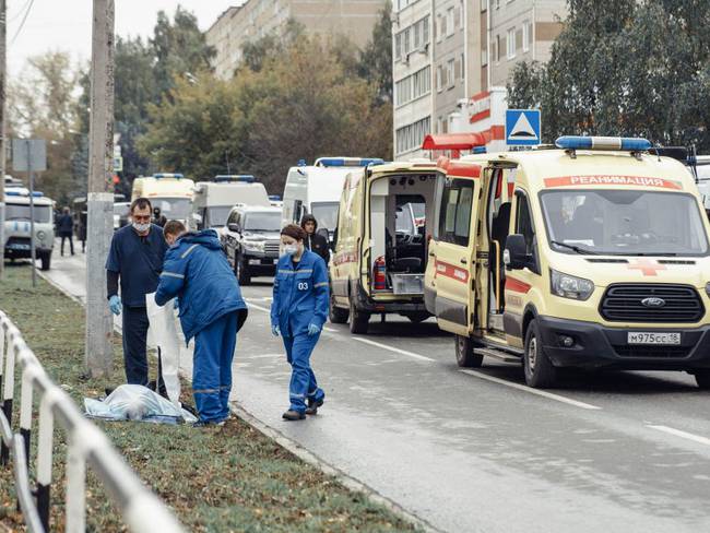 Tiroteo en escuela de Rusia deja 15 muertos y 24 heridos, la mayoría niños