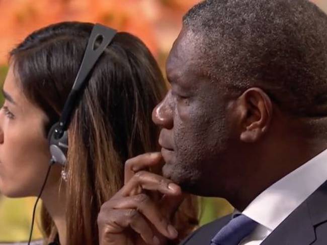 Entregan Premio Nobel de la Paz 2018 a Denis Mukwege y Nadia Murad