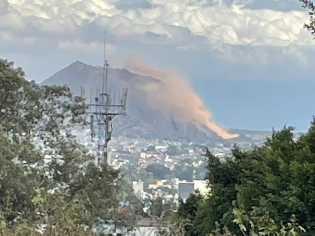 No hubo derrumbe del Cerro de Tezontle en CDMX luego de sismo