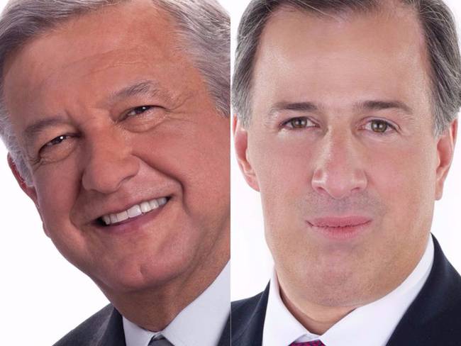 El contraste entre López Obrador y Meade