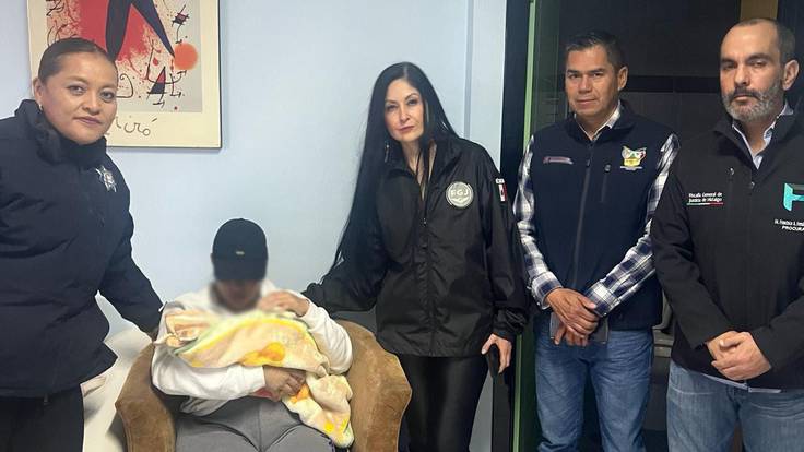 Localizan con vida a bebé robado por niñera en Hidalgo en Valle de Chalco, Edomex