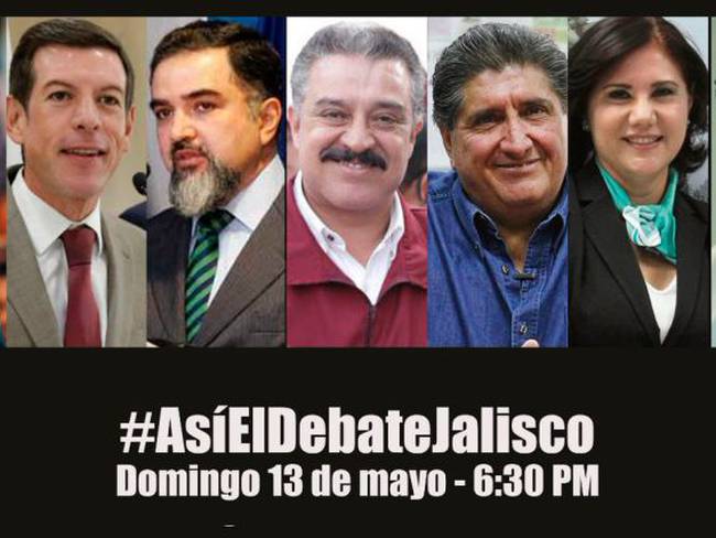 Sigue el debate de candidatos al gobierno de Jalisco por W Radio