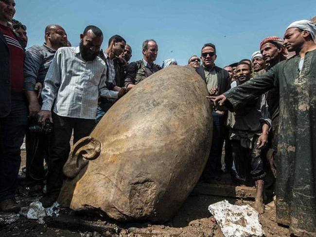 #AsíSopitas: Descubren estatua de Ramsés II en Egipto
