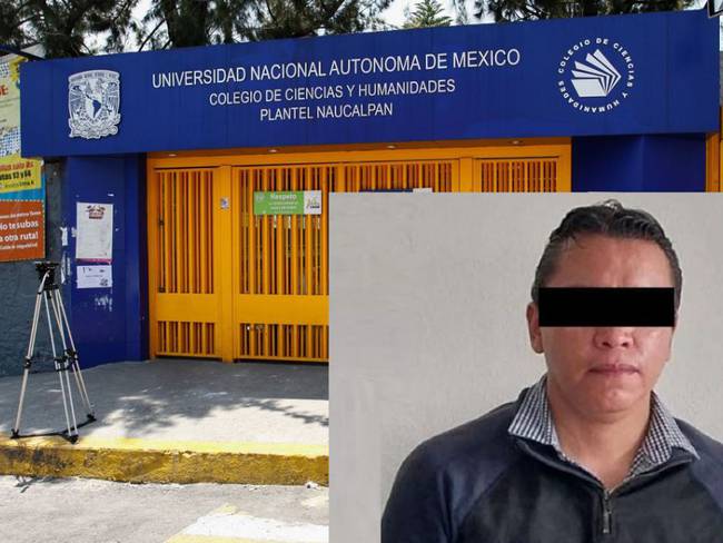 Detienen a maestro de CCH Naucalpan por presunta violación de una alumna