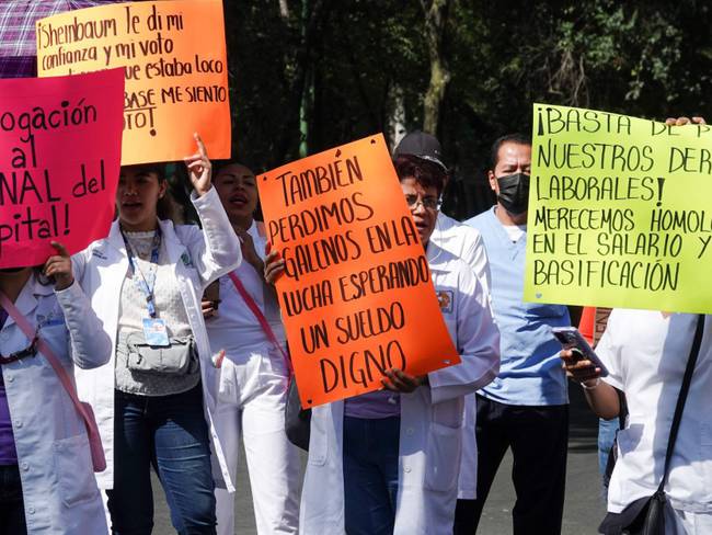 Martí Batres pide a los médicos que no hagan protestas