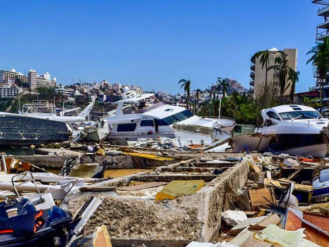 Funerarias reportan 350 fallecidos por huracán Otis: Quadratín Guerrero