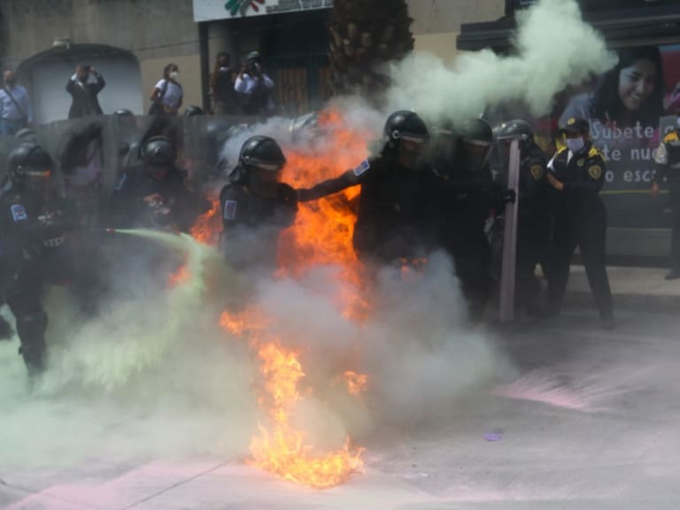43 mujeres policías resultaron lesionadas tras marcha del #28S