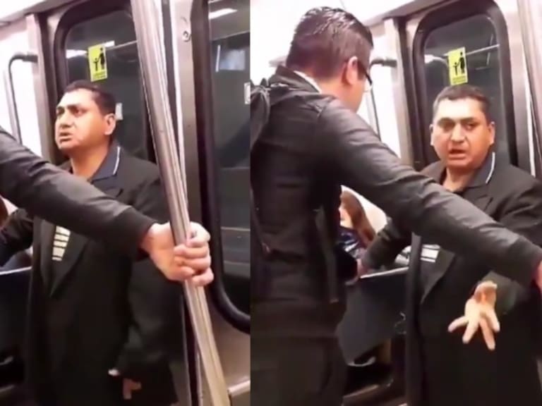 [VIDEO] Descubren a presunto acosador en el Metro