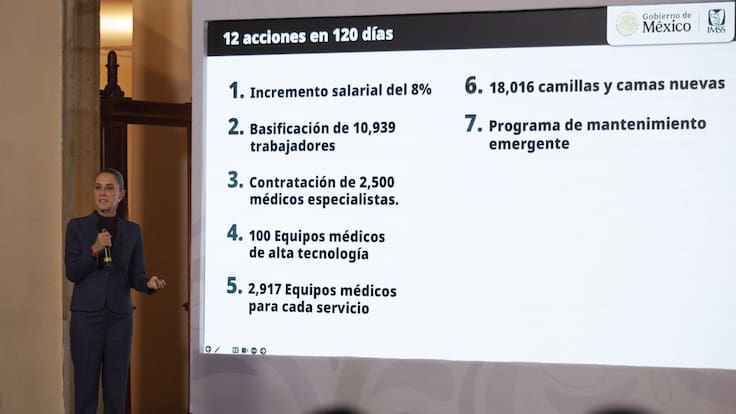 En cuatro meses se verá avance en IMSS tras plan emergente: Sheinbaum