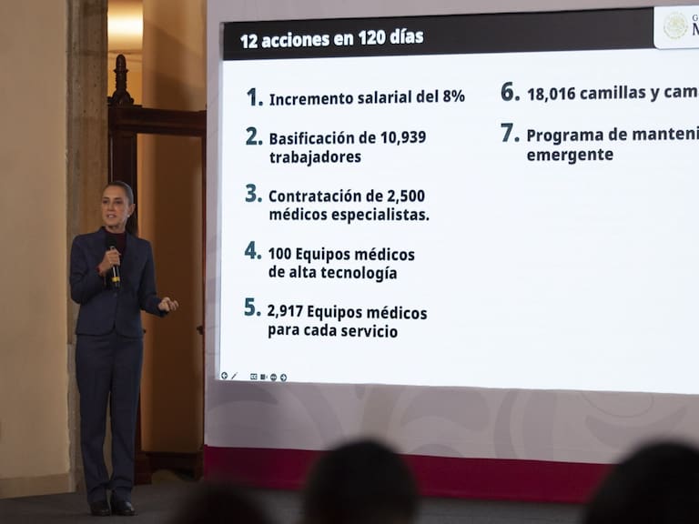 En cuatro meses se verá avance en IMSS tras plan emergente: Sheinbaum FOTO: ANDREA MURCIA /CUARTOSCURO.COM