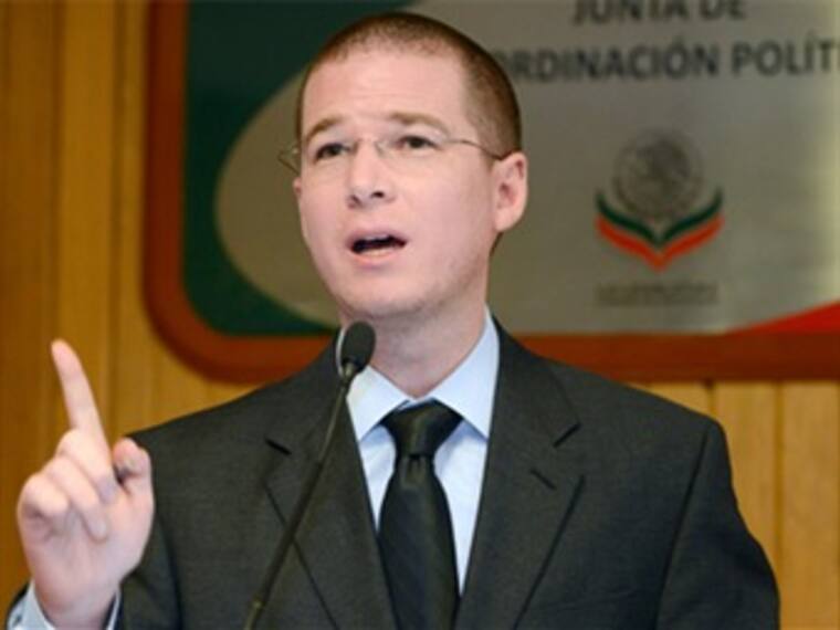 Reforma político-electoral. Ricardo anaya, PAN, Presidente de la Mesa Directiva