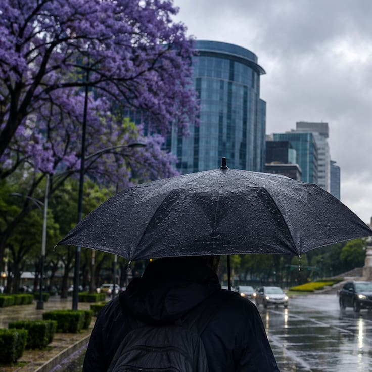 Martes 25 de agosto con paraguas: este es el pronóstico para CDMX y Edomex