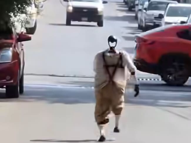 El VIDEO del “Chabot del 8″ corriendo por las calles de Ciudad Victoria en Tamaulipas