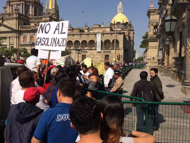 Así las protestas en Jalisco