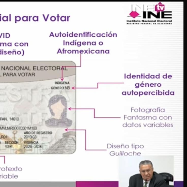 INE presenta nueva credencial para votar con blindaje de alta tecnología anticlonación