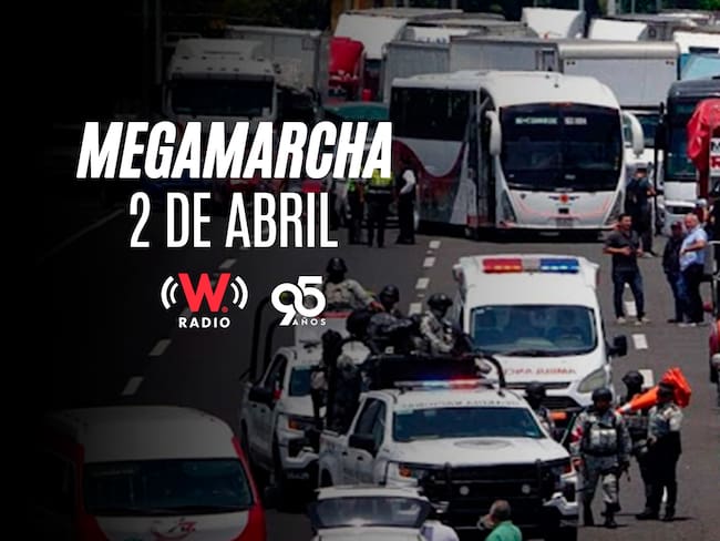 Megamarcha 2 de abril: Transportistas y comerciantes; calles y avenidas que estarán cerradas mañana