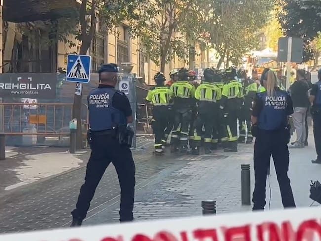 Derrumbe en el barrio de la Ópera en Madrid deja varios desaparecidos y heridos