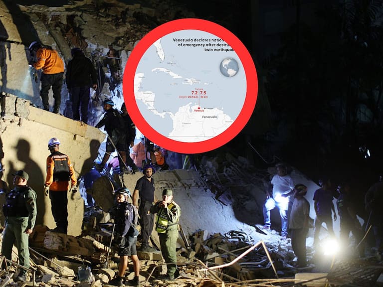 Mx - Terremoto en Venezuela, doblete sísmico