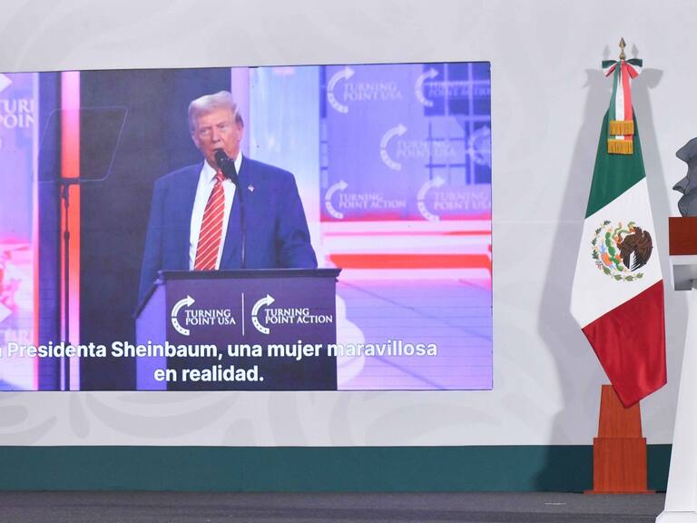 La presidenta Sheinbaum agradeció la referencia que hizo de ella el presidente electo Trump, como "maravillosa", pero advirtió que no se permitirá la injerencia en México de Estados Unidos.
