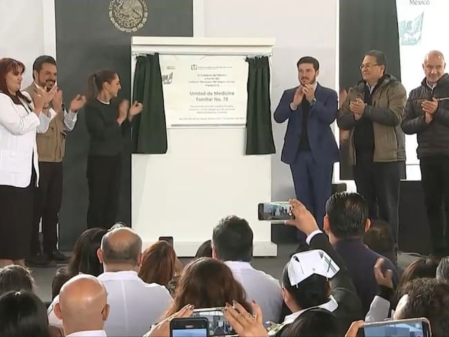 Sheinbaum asegura son buenos tiempos para México al inaugurar hospital del IMSS en NL