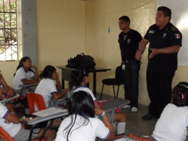 Pide la SEP que los niños asistan a la escuela. Sargento Rascón. 30/01/13