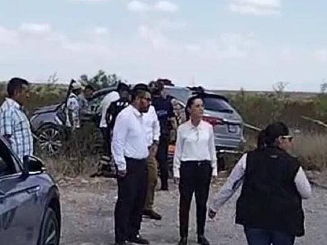 Equipo de Sheinbaum sufre accidente en Monclova