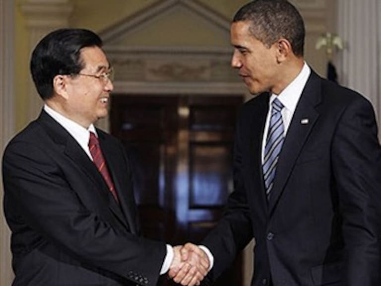 Presidente chino Hu Jintao arriba a la Casa Blanca