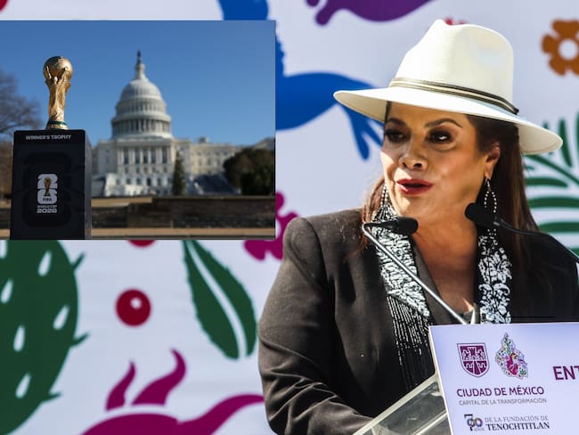 ¡No se queda atrás! Clara Brugada viaja para asistir al sorteo de grupos del Mundial 2026