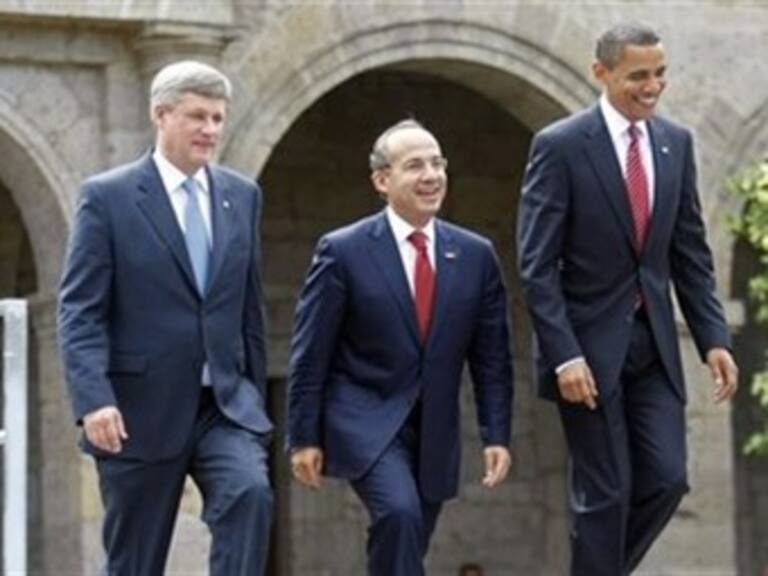Rechazan Calderón, Obama y Harper la intervención de Eu en Honduras