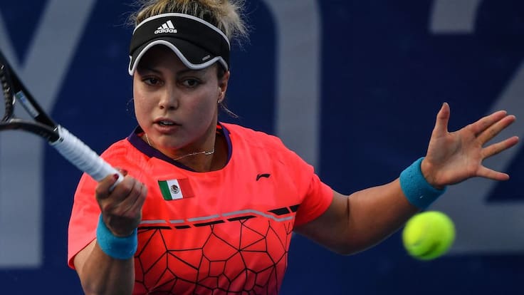 Renata Zarazúa queda eliminada en la primera ronda de tenis