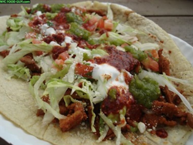 Huaraches. Puesto del ‘baby face’