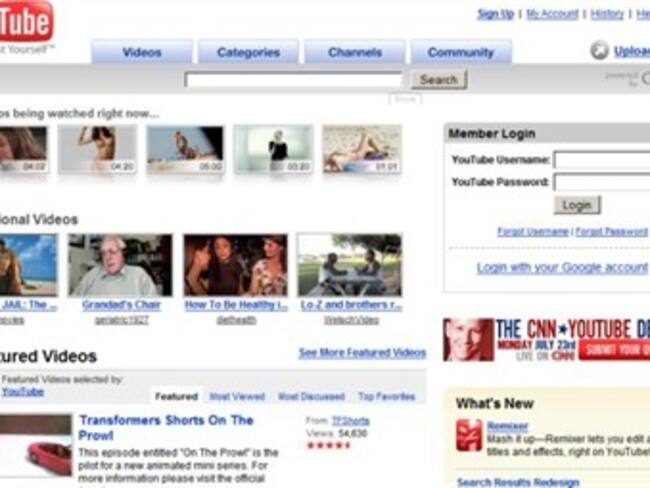 Expande YouTube filmes y programas televisivos gratis