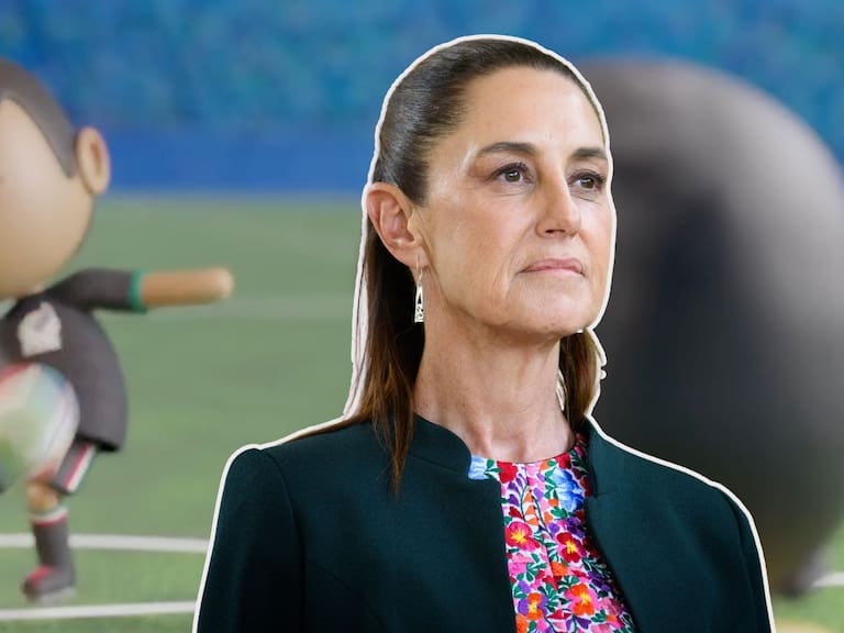 Sheinbaum festeja en redes el gol de México contra Corea del Sur en el Mundial 2026. IA