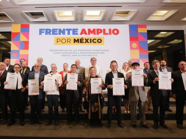 Comienza recolección de firmas de aspirantes del Frente Amplio por México