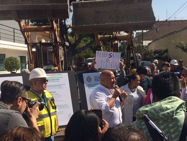 Protestan colonos de Huentitán contra Proyecto ICONIA
