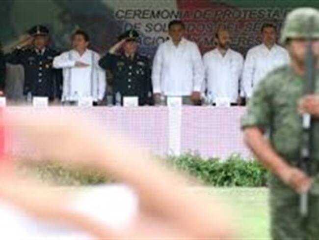 Juran lealtad a la patria conscriptos del servicio militar