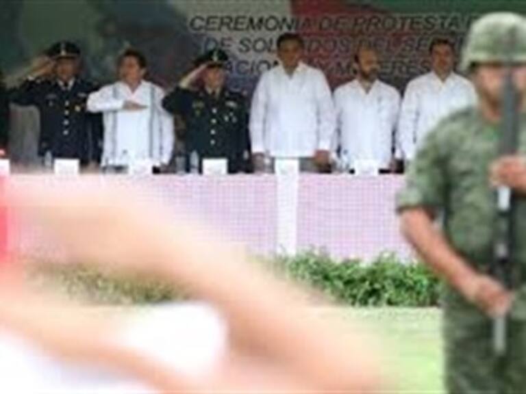 Juran lealtad a la patria conscriptos del servicio militar
