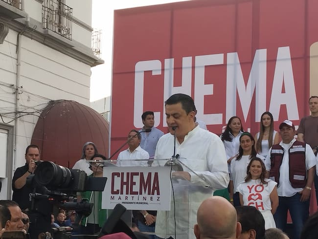 José María “Chema” Martínez, candidato de Morena arranca su campaña desde la Plaza del Mariachi