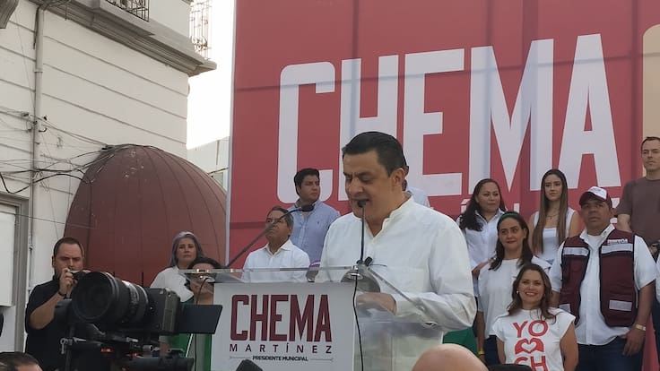 José María “Chema” Martínez, candidato de Morena arranca su campaña desde la Plaza del Mariachi