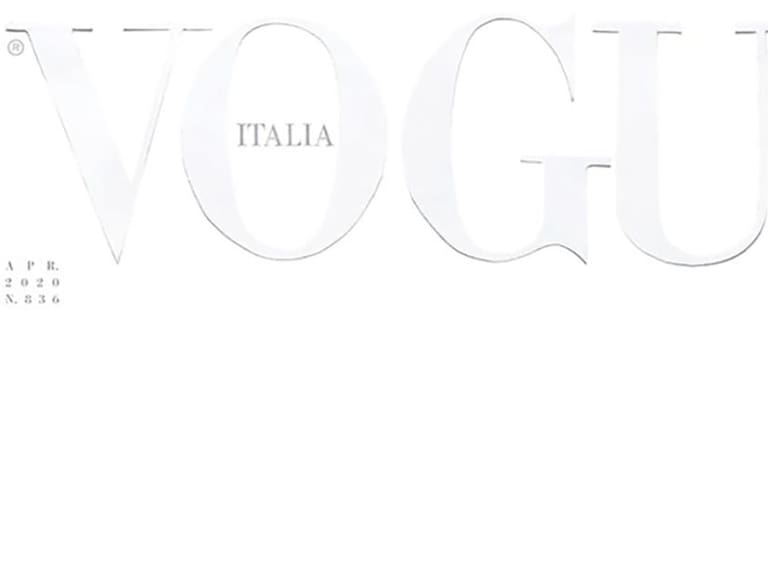 La portada de Vogue en blanco; una señal de esperanza ante el coronavirus