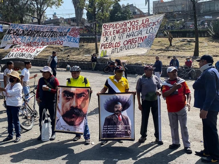 Continúan bloqueos en Xochimilco en contra de obras de SACMEX