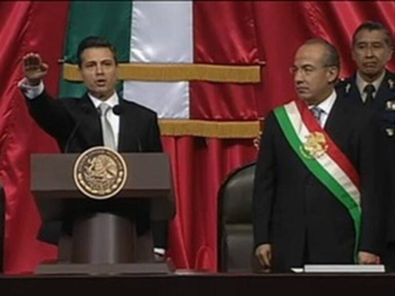 Rinde protesta Enrique Peña Nieto como presidente de México