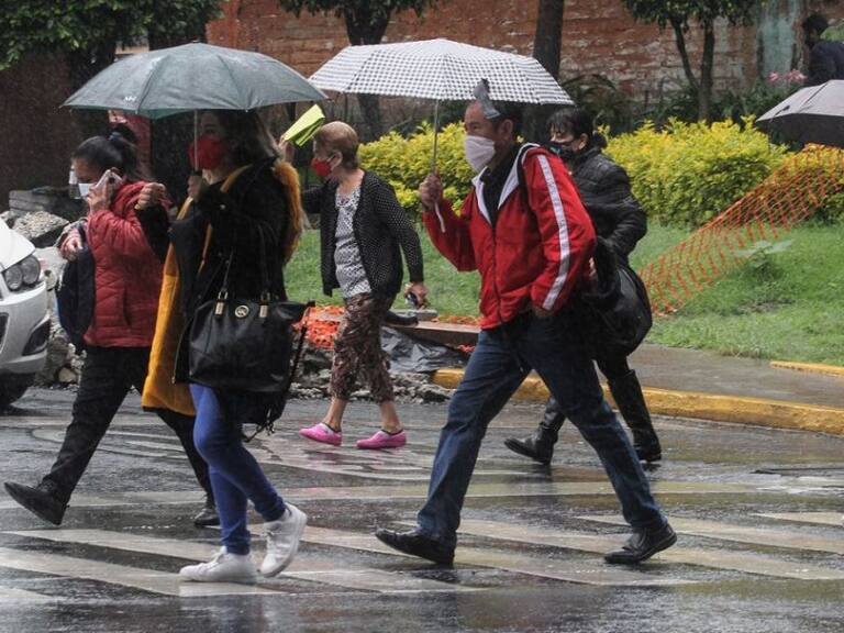Se espera un fin de semana con lluvias de fuertes a intensas en CDMX