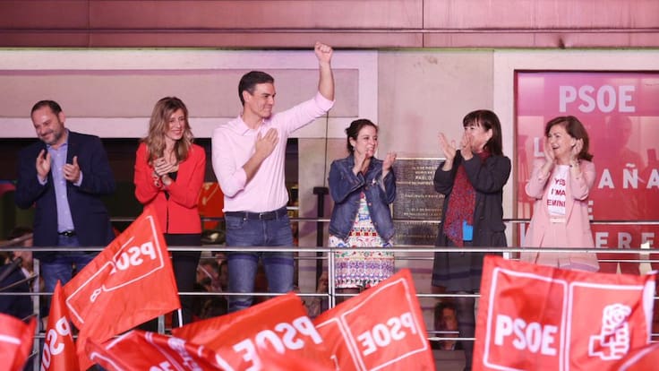 El #PSOE necesitará el apoyo de otros partidos
