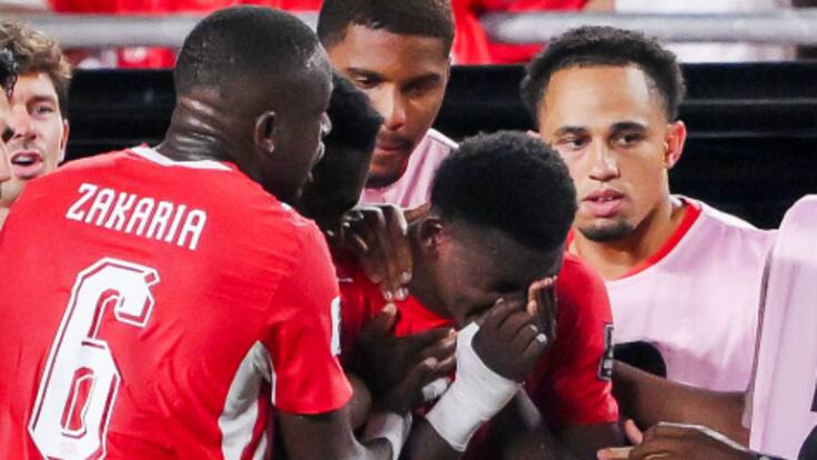 Breel Embolo rompe en llanto tras ser expulsado ante Argentina por simular una falta